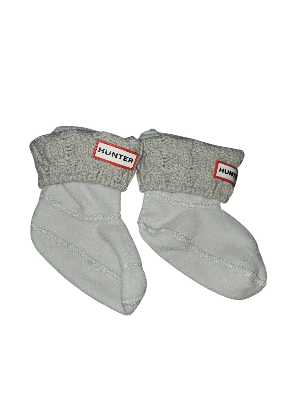 Hunter Toddler Grey  Knit Boot Sock Liners Xs Size 5-7